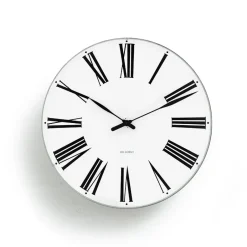 Arne Jacobsen Clocks Relojes De Pared<Reloj Arne Jacobsen Roman, Ø 48 cm NegroBlanco