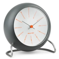 Arne Jacobsen Clocks Reloj de mesa AJ Bankers Ø11 cm, oscuro Gris Sale