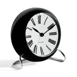 Arne Jacobsen Clocks Relojes De Escritorio Y Despertadores<Reloj de mesa AJ Roman, Negro