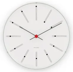 Arne Jacobsen Clocks Reloj de pared AJ Bankers, Ø 29 cm Blanco Clearance