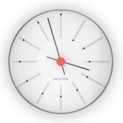 Arne Jacobsen Clocks Reloj de pared AJ Bankers, Ø 12 cm Blanco Online