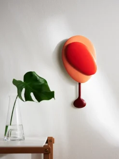 Design House Stockholm Relojes De Escritorio Y Despertadores<Reloj de pared Mellow Clock, Red Rojo