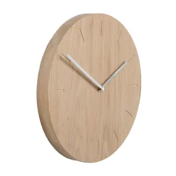 Applicata Relojes De Pared<Reloj de pared Watch:Out, roble-acero Marrón