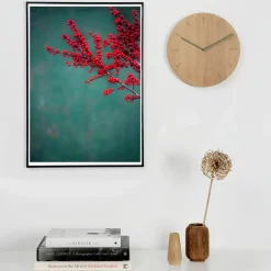 Applicata Relojes De Pared<Reloj de pared Watch:Out, roble-acero Marrón