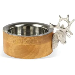 Culinary Concepts Reposa botellas Huntsman ciervo madera de mango, 13 cm Marrón Best
