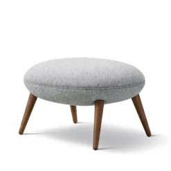 Fredericia Furniture Sillones Y Reposapiés<Reposapiés Swoon Ottoman , Hallingdal 65 130-roble ahumado Gris