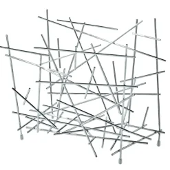 Alessi Revisteros<Revistero Blow up, acero inoxidable GrisPlateado