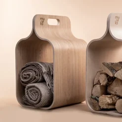 Muurla Revisteros<Revistero Carrier, Roble Beige