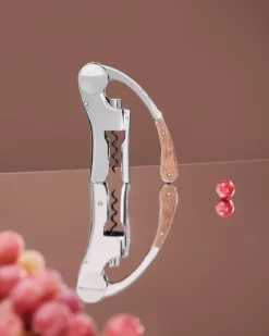 L'Atelier du Vin Sacacorchos Y Abrebotellas<Sacacorchos Oeno Motion, Nuez-chrome PlateadoMarrón