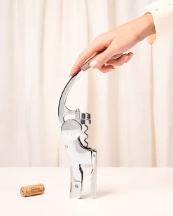 L'Atelier du Vin Sacacorchos Y Abrebotellas<Sacacorchos Oeno Motion, Nuez-chrome PlateadoMarrón