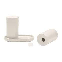 Blomus Saleros Y Pimenteros<Salero y pimentero Pilar, 2 piezas, Moonbeam, Ø4,5 × 11,5 cm Beige