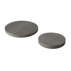 Muuto Salvamanteles Groove mármol, pequeño Gris Discount