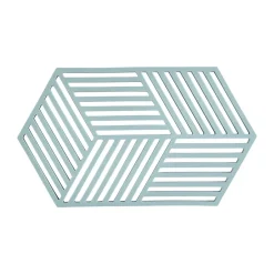 Zone Denmark Salvamanteles Hexagon grande, Fog blue Azul Best
