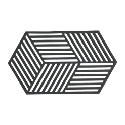 Zone Denmark Salvamanteles<Salvamanteles Hexagon grande, Black Negro