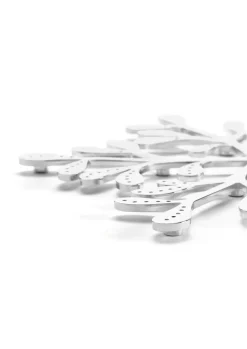 Cooee Design Salvamanteles Mistletoe Ø20 cm, Acero inoxidable Plateado Clearance