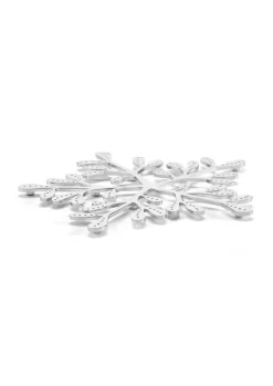 Cooee Design Salvamanteles Mistletoe Ø20 cm, Acero inoxidable Plateado Clearance