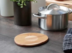 Aida Salvamanteles Raw magnético 15x17,5 cm, Teak Marrón New