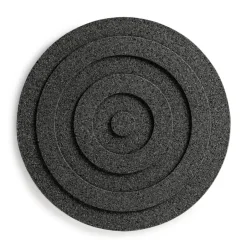 Born In Sweden Salvamanteles redondo Circle Ø20 cm, Negro New