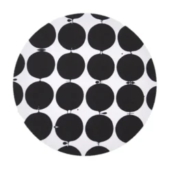 Opto Design Salvamanteles Tallyho Ø 21 cm, -blanco Negro Hot