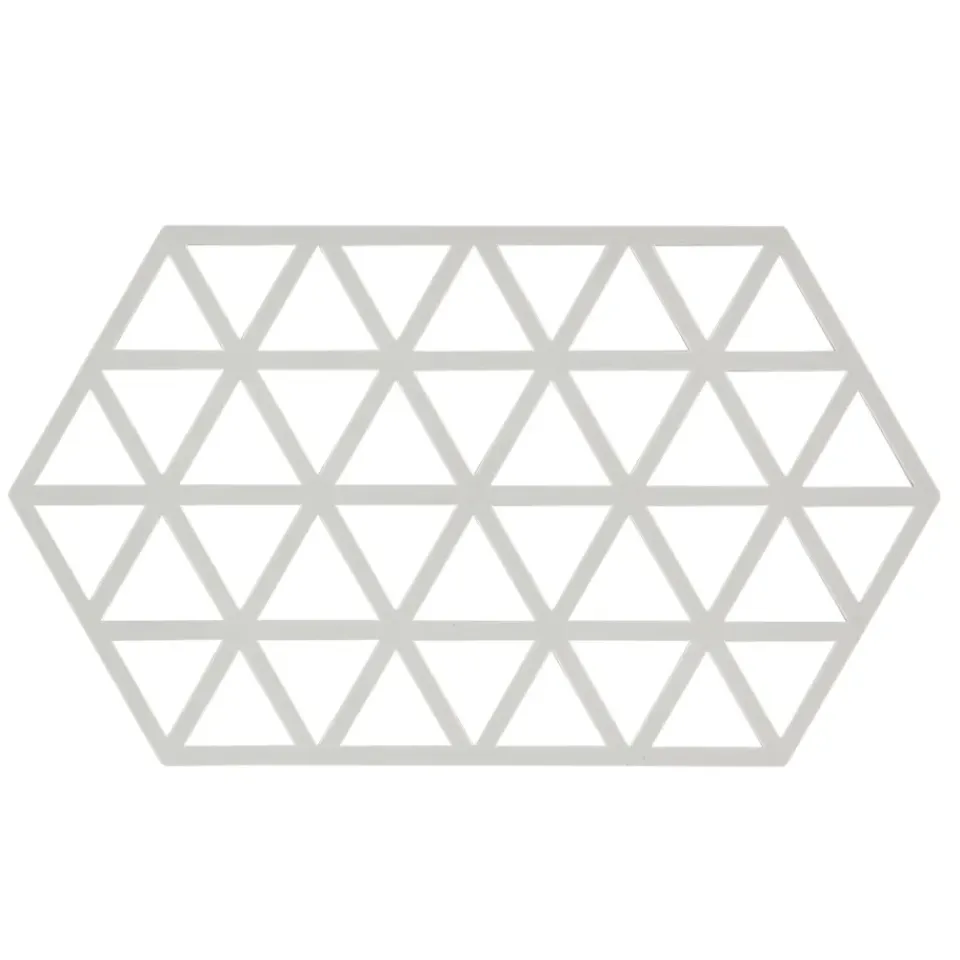 Zone Denmark Salvamanteles Triangle grande, Warm grey Gris Best