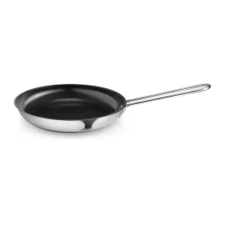 Eva Solo Sartén cerámica Eva Trio Stainless Steel Slip-Let, 28 cm PlateadoNegro Discount