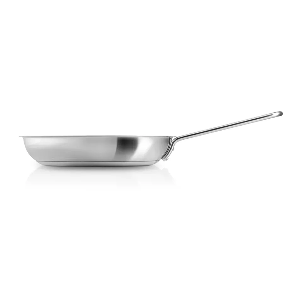 Eva Solo Sartenes Para Freír<Sartén cerámica Eva Trio Stainless Steel Slip-Let, 24 cm PlateadoNegro
