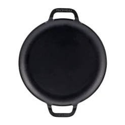 Victoria Sartenes Y Ollas De Hierro Fundido<Sartén Comal con dos asas, previamente curado, Ø25 cm Negro