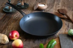 Satake Sartenes Y Ollas De Hierro Fundido|Sartenes Para Freír<Sartén de cerámica de hierro fundido ligero , 30 cm Negro