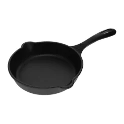 Victoria Sartén de hierro fundido , previamente curado, Ø 16 cm Negro Online