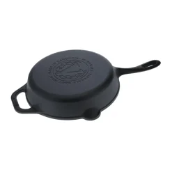 Victoria Sartenes Y Ollas De Hierro Fundido|Sartenes Para Freír<Sartén de hierro fundido , previamente curado, Ø25 cm Negro