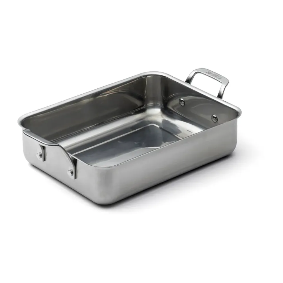 Morsø Sartén de horno 79NORD 34,5x20x9 cm, Acero inoxidable Plateado Best