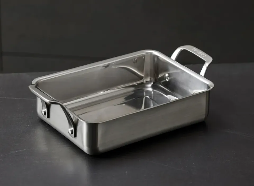 Morsø Sartén de horno 79NORD 34,5x20x9 cm, Acero inoxidable Plateado Best
