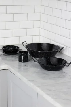 Sagaform Sartén de wok esmaltada Doris mediana Ø31,5 cm, Negro Sale
