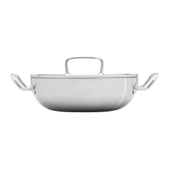 Heirol Sartenes De Saltear Y Sofreír<Sartén Steely Classic Triply 3,4 litros, Acero inoxidable Plateado