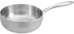 Culimat Sartén honda M Dahlgren 2,5 litros Ø22 cm, Acero Plateado Clearance