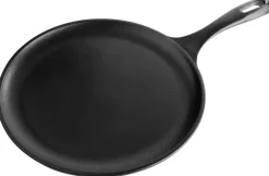 Victoria Sartén para fajitas Ø26,5 cm, Comal Negro Clearance