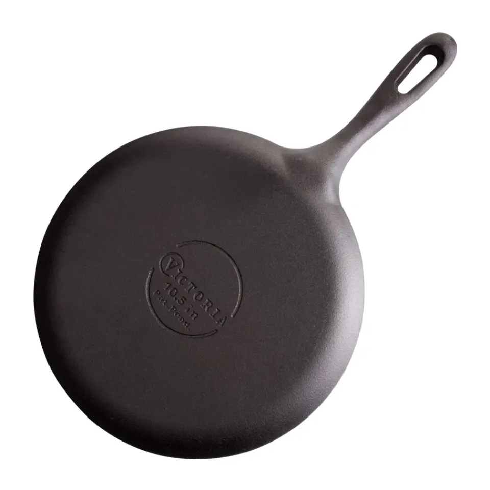 Victoria Sartén para fajitas Ø26,5 cm, Comal Negro Clearance
