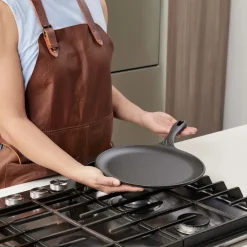 Victoria Sartén para fajitas Ø26,5 cm, Comal Negro Clearance
