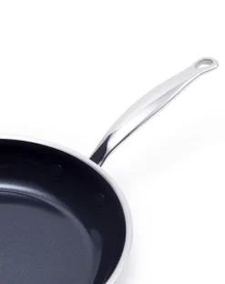 GreenPan Sartén para freír Premiere, 30 cm NegroPlateado Discount