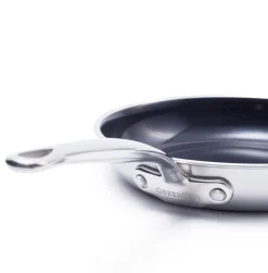 GreenPan Sartén para freír Premiere, 28 cm NegroPlateado New
