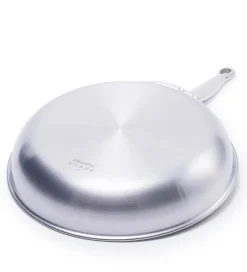 GreenPan Sartén para freír Premiere, 28 cm NegroPlateado New
