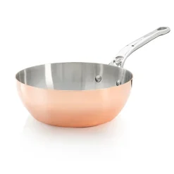 De Buyer Sartén para saltear Prima Matera Conical, 24 cm Color doradoPlateado New