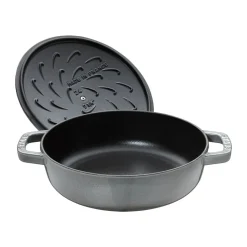 STAUB Sartenes De Saltear Y Sofreír<Sartén para saltear Chistera de hierro fundido Ø24 cm, grafito Gris