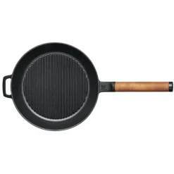 Fiskars Sartén parrilla de hierro Norden, 26 cm Negro New