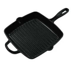 Nordwik Sartenes Y Ollas De Hierro Fundido|Sartenes Para Freír<Sartén plancha 25x25 cm, Hierro fundido- Negro
