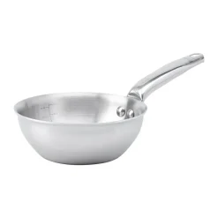 De Buyer Sartenes De Saltear Y Sofreír<Sartén redondeada de acero inoxidable Alchimy, Ø16 cm Plateado