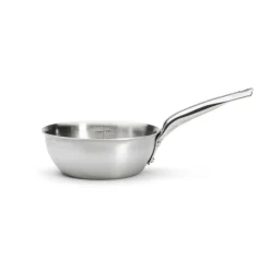 De Buyer Sartenes De Saltear Y Sofreír<Sartén redondeada de acero inoxidable Alchimy, Ø16 cm Plateado