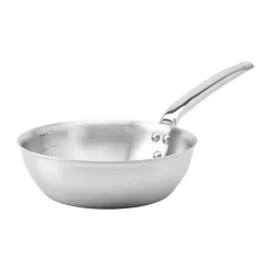 De Buyer Sartenes De Saltear Y Sofreír<Sartén redondeada de acero inoxidable Alchimy, Ø24 cm Plateado