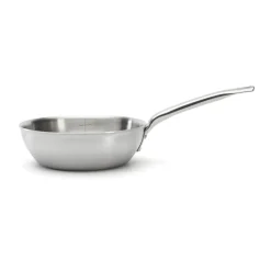 De Buyer Sartenes De Saltear Y Sofreír<Sartén redondeada de acero inoxidable Alchimy, Ø24 cm Plateado