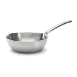 De Buyer Sartén redondeada de acero inoxidable Alchimy, Ø20 cm Plateado Discount